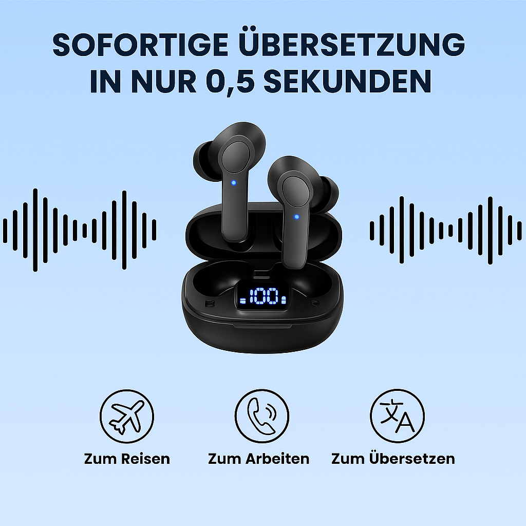 Sofortübersetzer-Kopfhörer
